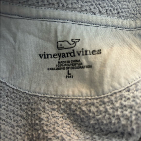 VINEYARD VINES • Girls Mock Neck Fuzzy Raglan Sleeve Dress Size Large (14) - Picture 5 of 5